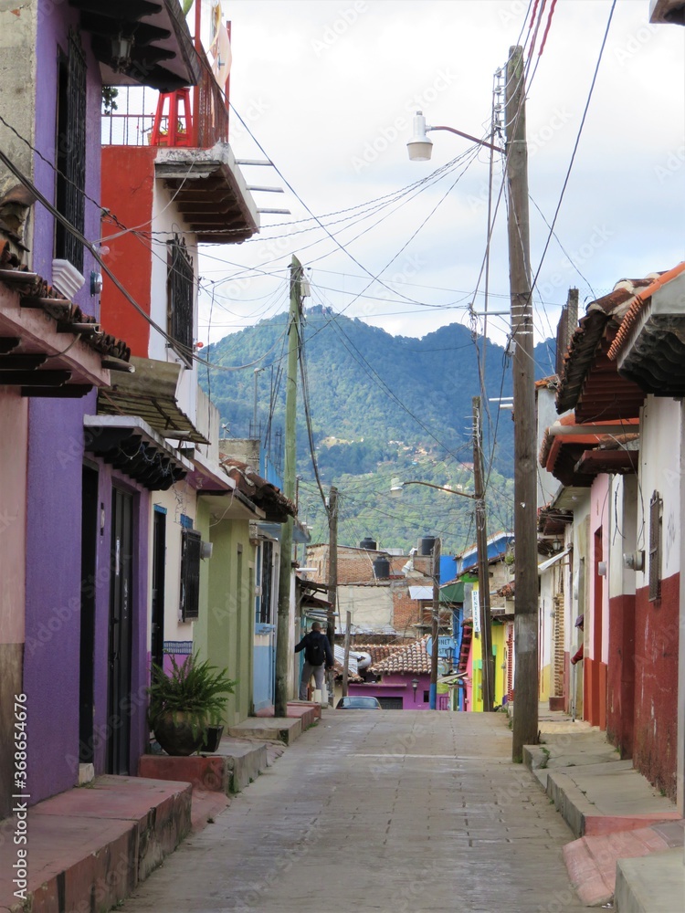 street in San Cristobal de Las Casas, Mexico