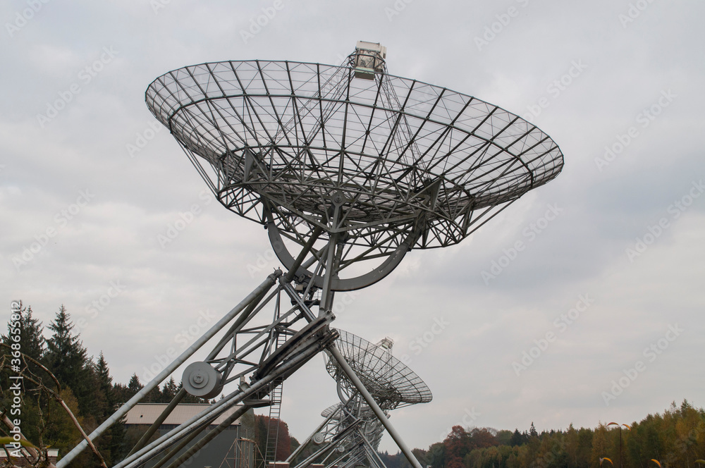 Radio telescopes near the village of Westerbork, The Netherlands. Radio telescopes near the village of Westerbork, The Netherlands.