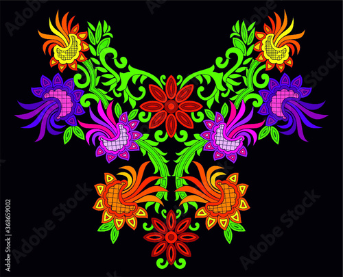 Hungarian beautiful folk art, floral decoration
beautiful flower illustration

