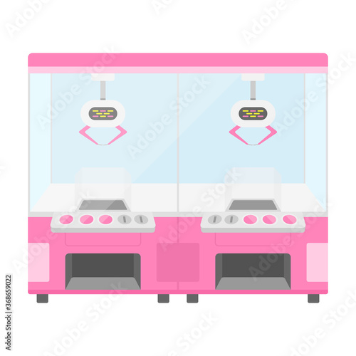 クレーンゲーム機のイラスト