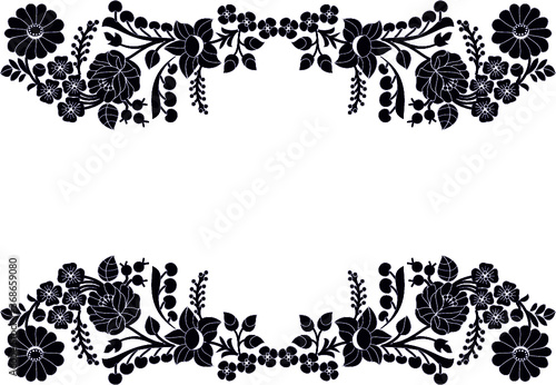 Hungarian beautiful folk art, floral decoration
beautiful flower illustration

