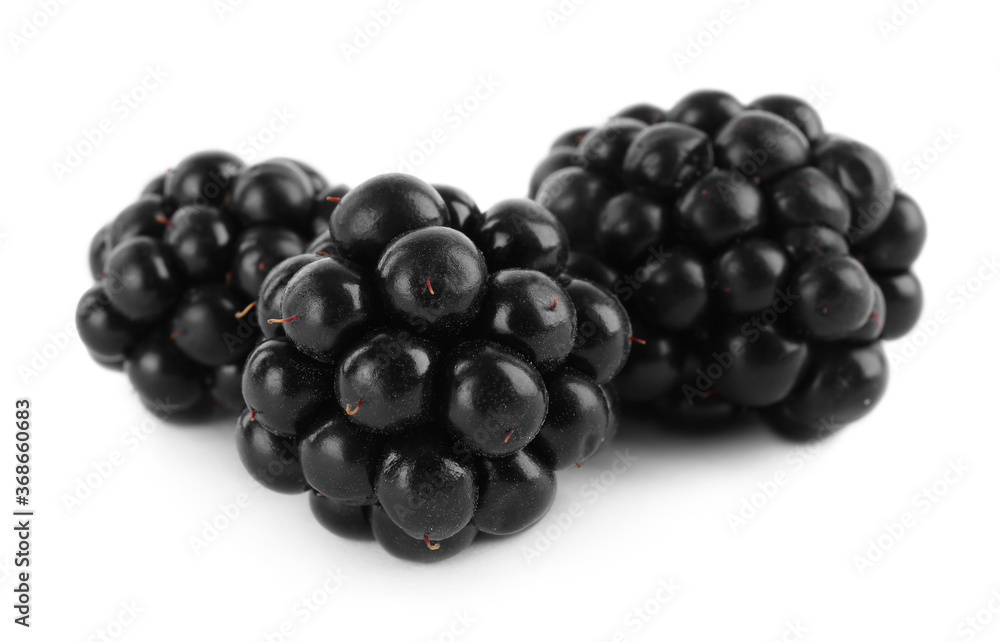 Beautiful tasty ripe blackberries on white background Beautiful tasty ripe blackberries on white background