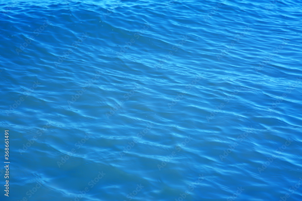 Beautiful sea water with waves as background