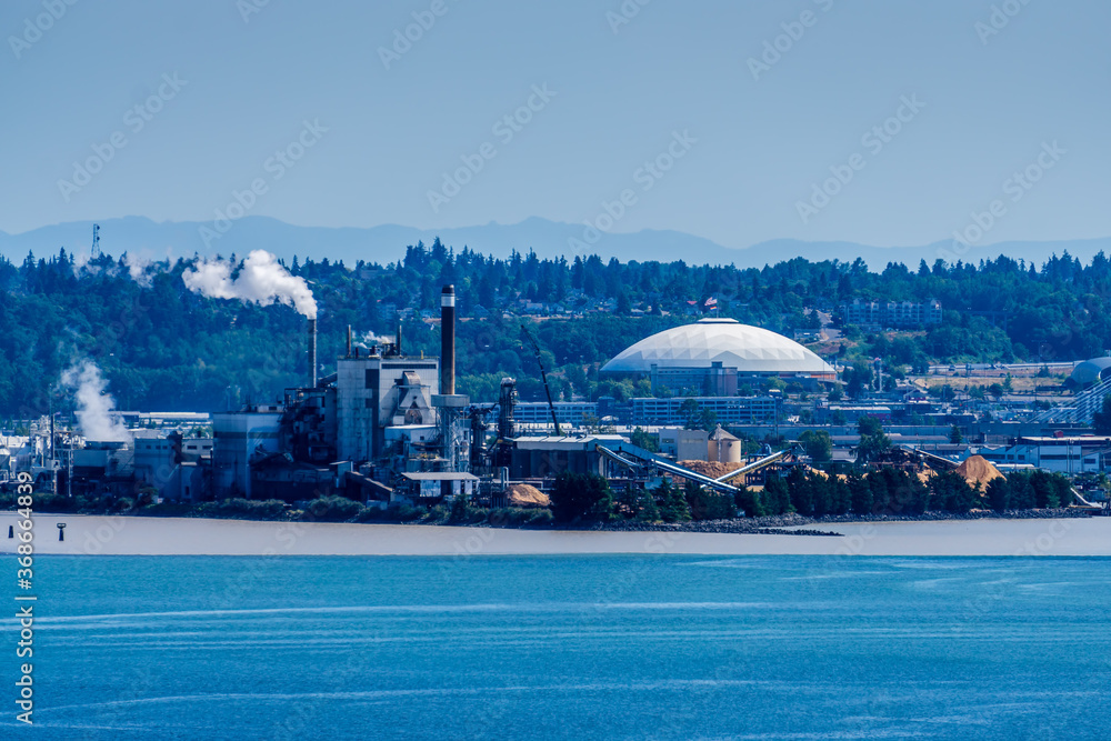 Fototapeta premium Port Shoreline Factory 2