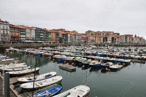 View of the port of Lekeitio in the Basque Country  Spain