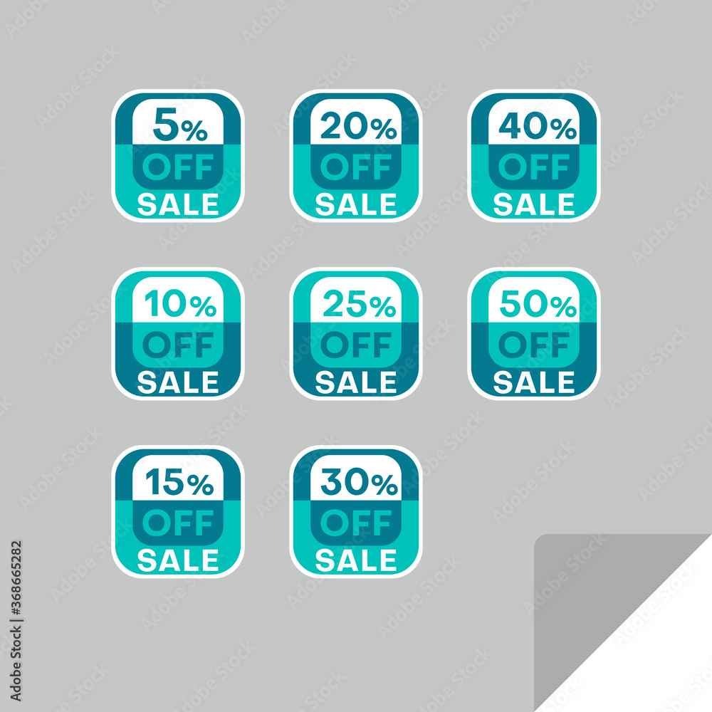 Set of discount labels. Timeless easy-to-read design. Set of discount labels. Timeless easy-to-read design.