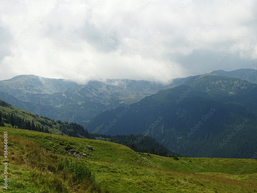 mountain landscape with clouds mountain landscape with clouds