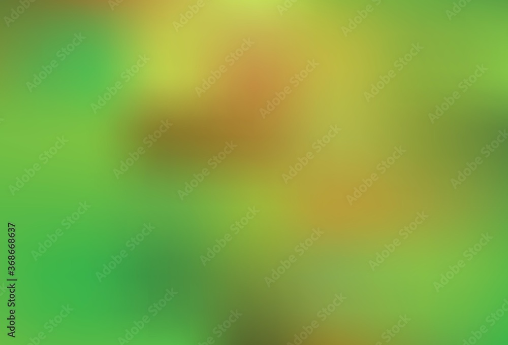 Light Green, Yellow vector blurred template. Light Green, Yellow vector blurred template.