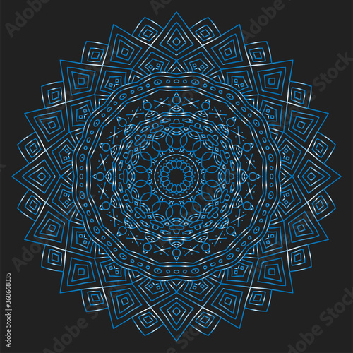 mandala colorful vintage art, ancient Indian vedic background design, old painting texture with multiple mathematical shapes