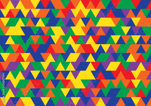 Abstract Pattern Triangle b...