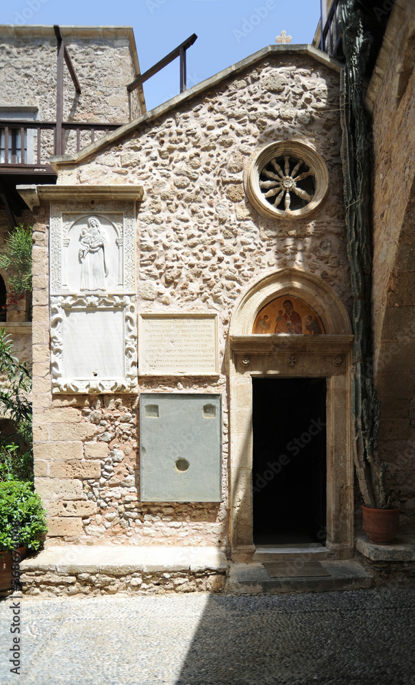Église du monastère de Moni Toplou près de Sitia en Crète