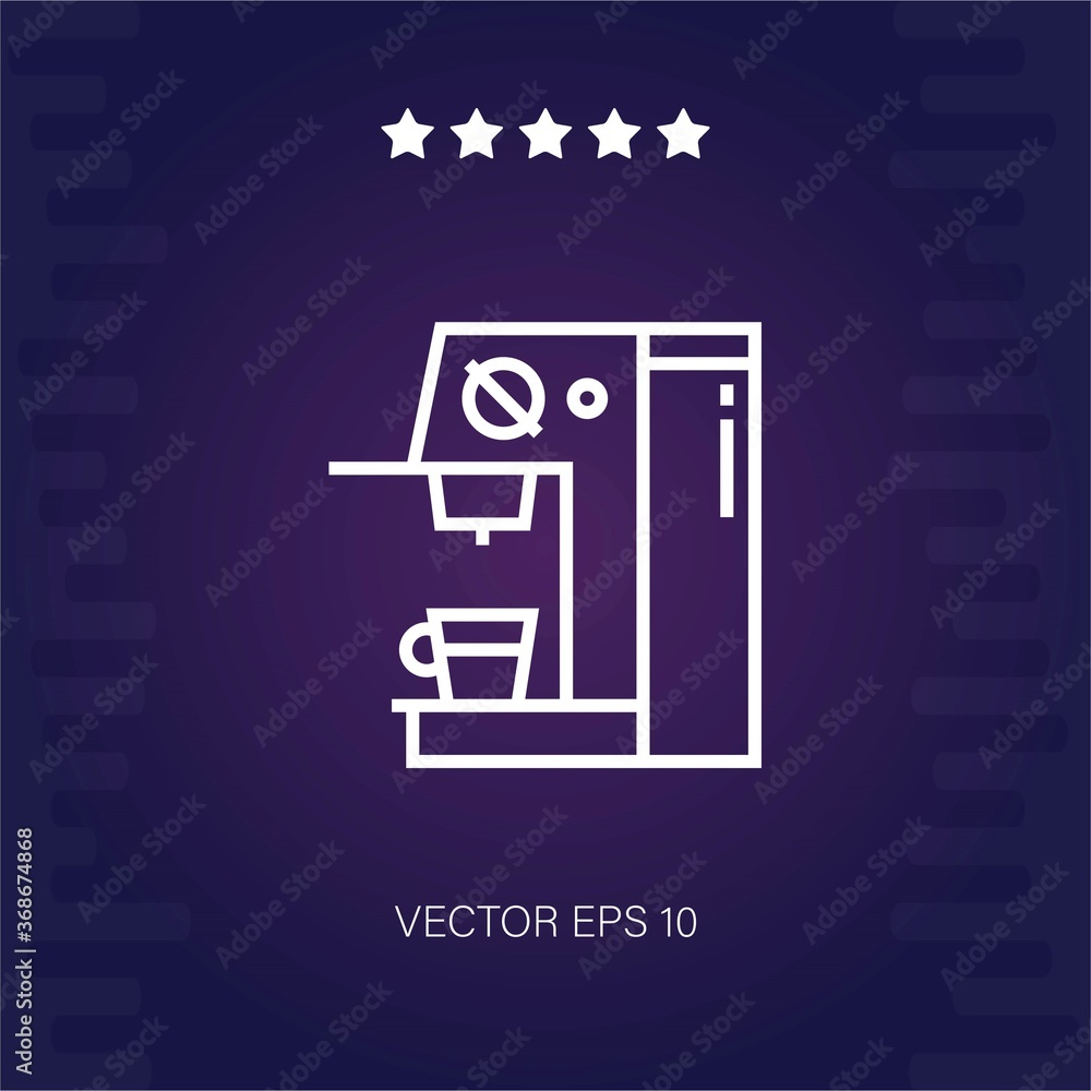 coffeemaker vector icon coffeemaker vector icon