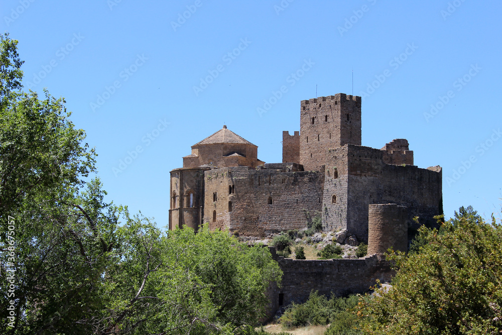 Loarre Castle located in Loarre (Huesca, Aragon, Spain)