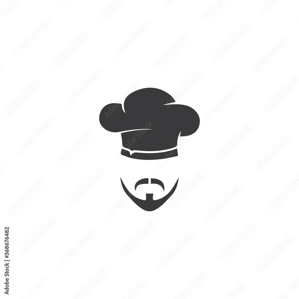 Hat chef logo template Hat chef logo template