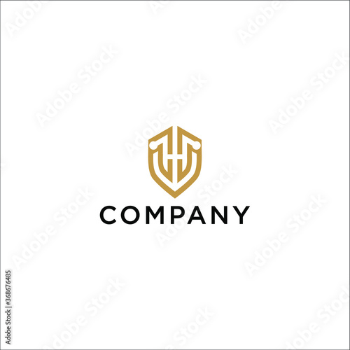 letter H logo safeguards safety from making mistakes and financial losses and maintains the lowest possible time and effort