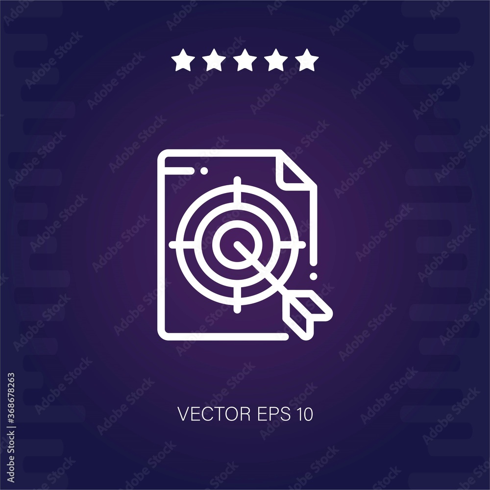 target vector icon vector illustration target vector icon vector illustration