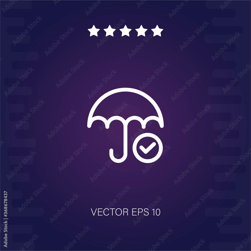 umbrella vector icon vector illustration umbrella vector icon vector illustration