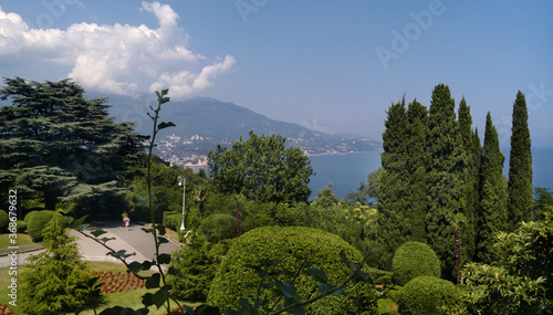 The territory of the Livadia Palace. Crimea photo