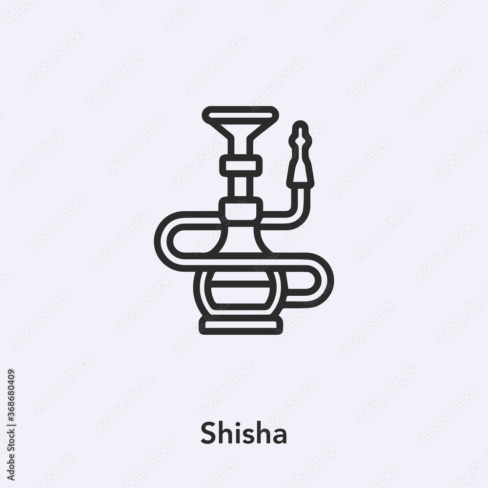 shisha icon vector sign symbol shisha icon vector sign symbol