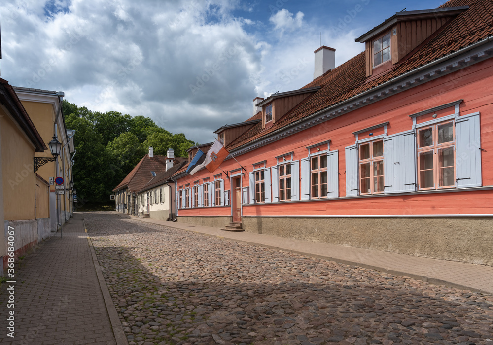 Old town of Tartu, the second largest city of Estonia. and the intellectual centre of the country, home to the nation's oldest and most renowned university