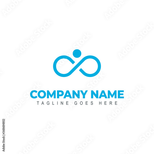 Ilustration vector graphic of logo icon simple people for your company business