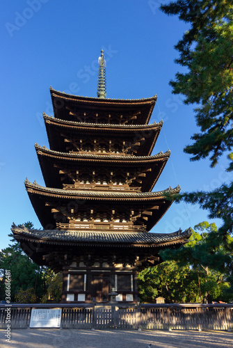 Kofuku-ji temple in Nara near Kyoto (Japan) photo