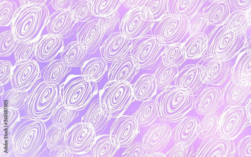 Light Purple vector doodle blurred pattern. Colorful illustration in doodle style with roses. The pattern can be used for wallpapers and coloring books.