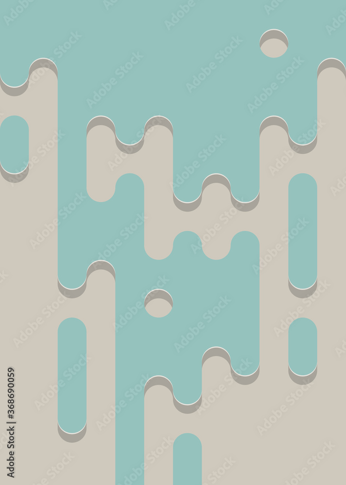 Abstract Rounded Color Lines halftone transition background illustration Abstract Rounded Color Lines halftone transition background illustration
