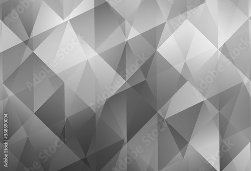 Light Gray vector polygonal background.