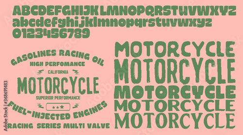 Motorcycle club community logo design.
