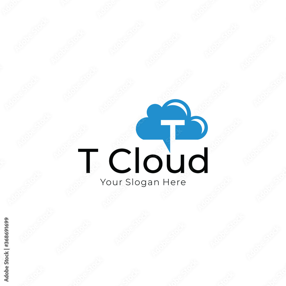 T cloud logo. cloud computing template. creative. global internet. upload. data transfer. download website. technology icon. network symbol. T cloud logo. cloud computing template. creative. global internet. upload. data transfer. download website. technology icon. network symbol.