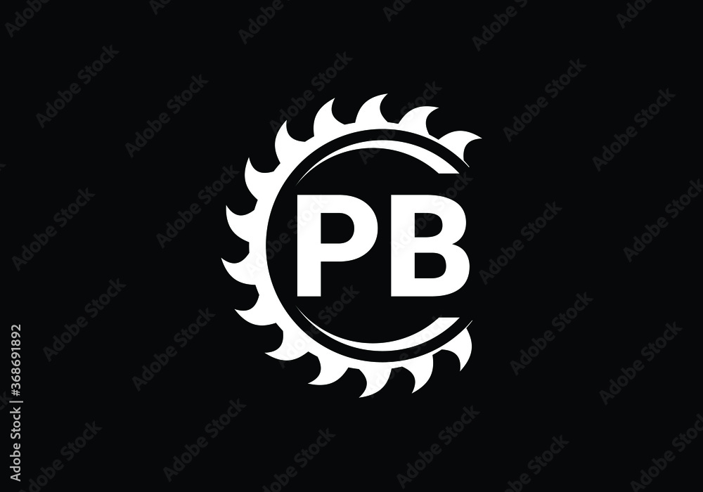 P B Initial Letter Logo design, Graphic Alphabet Symbol for Corporate Business Identity P B Initial Letter Logo design, Graphic Alphabet Symbol for Corporate Business Identity