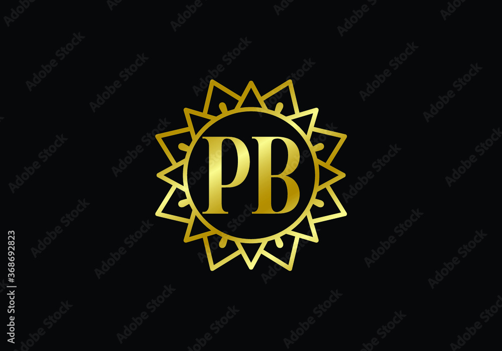 P B Initial Letter Logo design, Graphic Alphabet Symbol for Corporate Business Identity P B Initial Letter Logo design, Graphic Alphabet Symbol for Corporate Business Identity