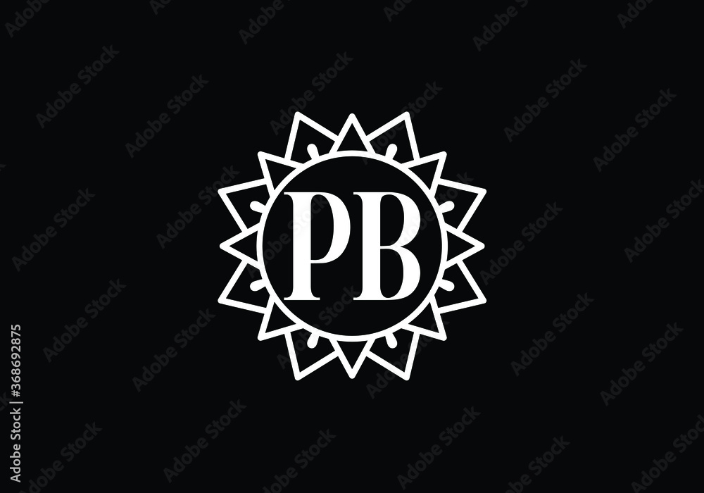 P B Initial Letter Logo design, Graphic Alphabet Symbol for Corporate Business Identity P B Initial Letter Logo design, Graphic Alphabet Symbol for Corporate Business Identity
