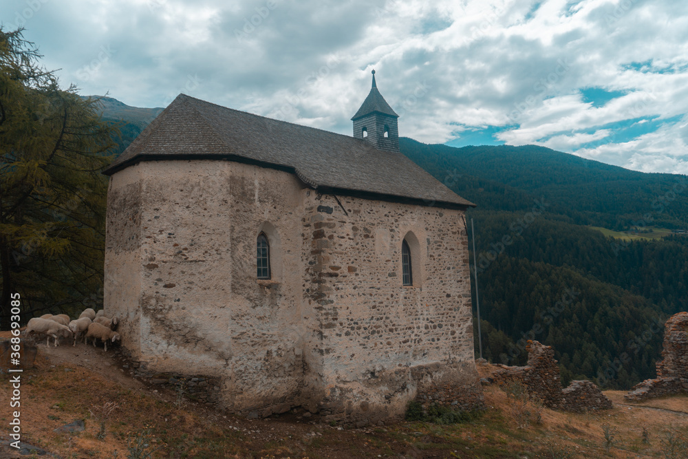 Kirche aufm Berg in Südtirol