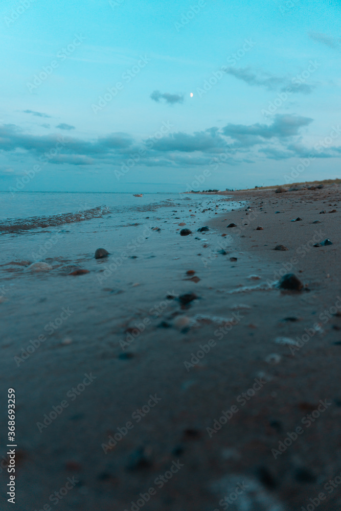 Fototapeta premium Ostsee bei Abend