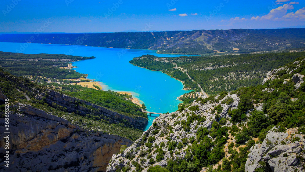 The Canyon of Verdon in the French Alpes - amazing nature