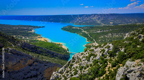 The Canyon of Verdon in the French Alpes - amazing nature