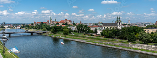 Panoramic view of Krakow