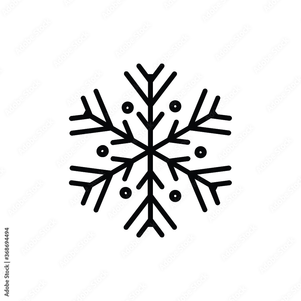 Vector snowflake Icon Vector snowflake Icon
