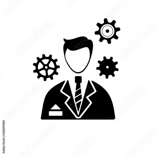 Line icon- Management