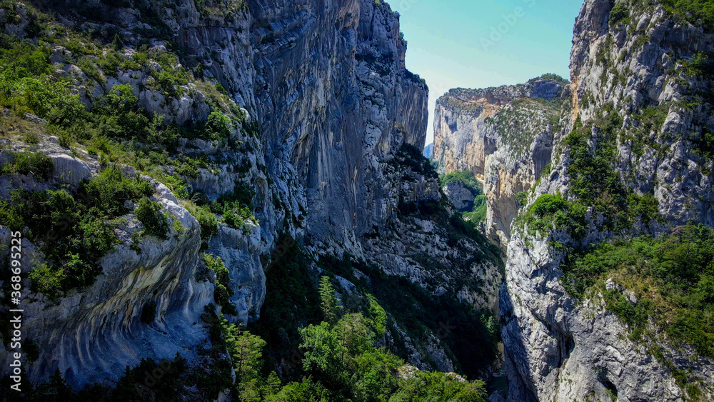 The Canyon of Verdon in the French Alpes - amazing nature