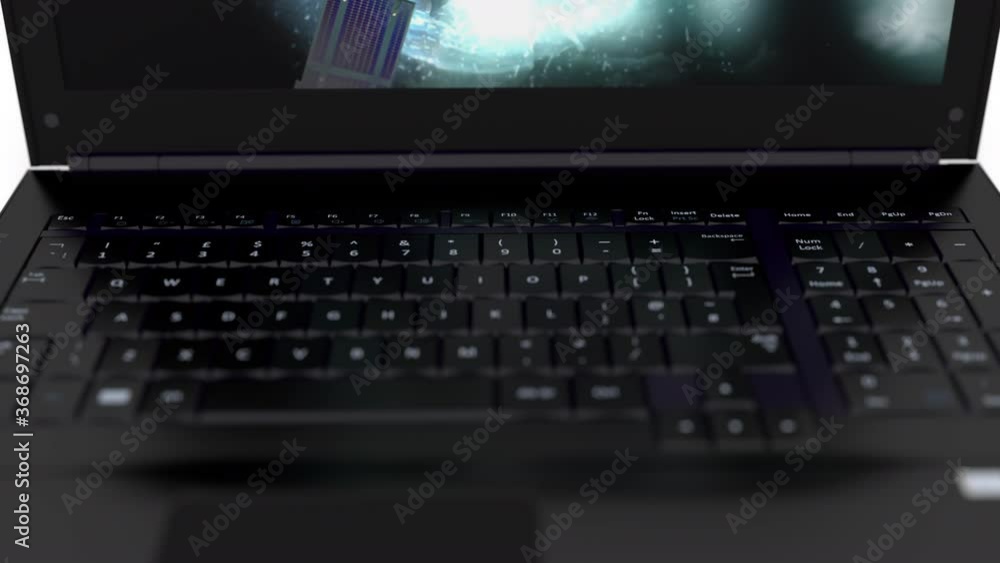 Cinematic Video Close-Up Laptop Keyboard (3D Cgi) Cinematic Video Close-Up Laptop Keyboard (3D Cgi)