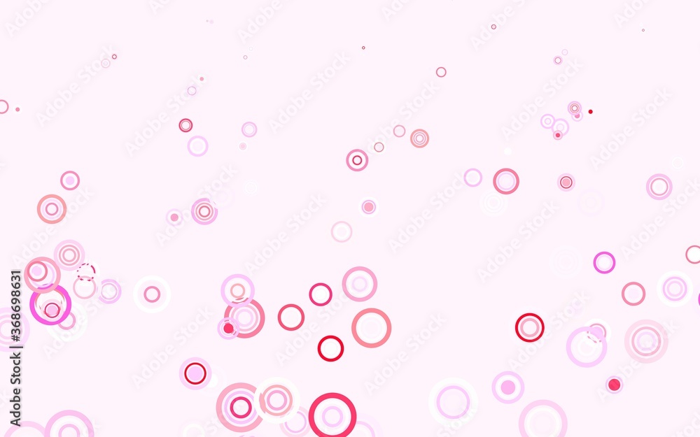 Light Purple, Pink vector texture with disks. Light Purple, Pink vector texture with disks.