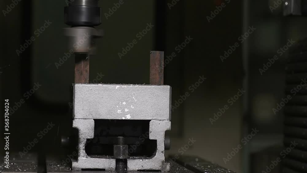 Metal part manufactured with two turning drills steel metal lathe machine engine, technology operation process industry manufacturing plant factory. Raw product equipment warehouse Metal part manufactured with two turning drills steel metal lathe machine engine, technology operation process industry manufacturing plant factory. Raw product equipment warehouse
