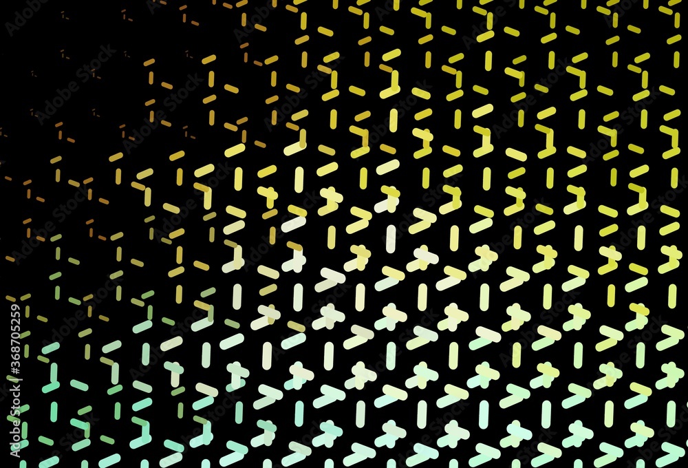 Dark Green, Yellow vector background with stright stripes. Dark Green, Yellow vector background with stright stripes.