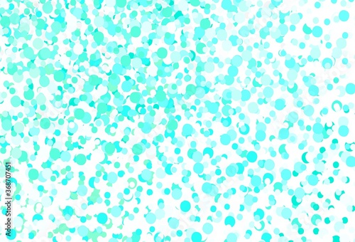 Light Green vector backdrop with dots.