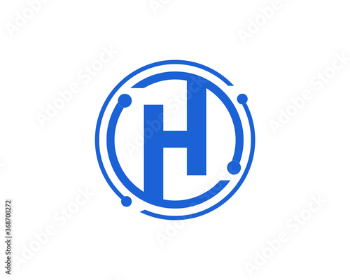 Free Download H letter Logo design, Modern Creative H Logo symbol Vector - GFXLoad