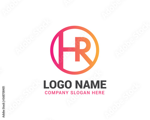 Free Download HR logo design, Letter logo for HR company, company letter logo, Professional logo design - GFXLoad
