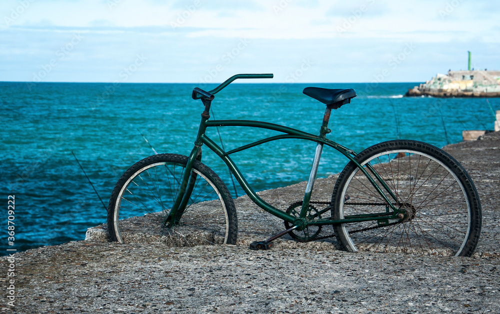 bicycle near the sea
